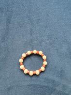Leuke kralen armband kleine maat, Overige materialen, Beige, Ophalen of Verzenden, Zo goed als nieuw