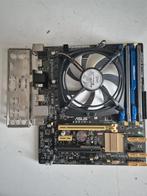 mATX FM2 moederbord + AMD Quadcore CPU en 16GB DDR3 RAM, Ophalen, Gebruikt, Socket FM2, DDR3