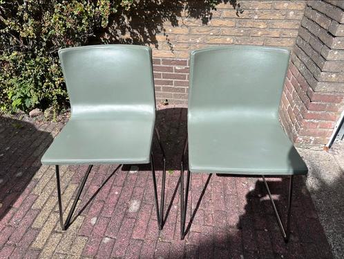 Ikea Bernhard leren stoelen 2 stuks, Huis en Inrichting, Stoelen, Gebruikt, Twee, Leer, Overige kleuren, Ophalen