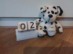 Hema hond knuffel zwart wit 19 cm, Ophalen, Zo goed als nieuw, Hond