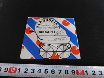 sticker sneek blauhúster dakkapel strip kinderwagen  beschikbaar voor biedingen