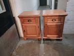 2 Grenen Nachtkastjes - Goede Kwaliteit, Ophalen, Minder dan 45 cm