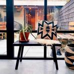 House Docter Nadi bench zwart/black 80 cm en 120 cm te koop, Ophalen, Minder dan 50 cm, 50 tot 100 cm, Zo goed als nieuw