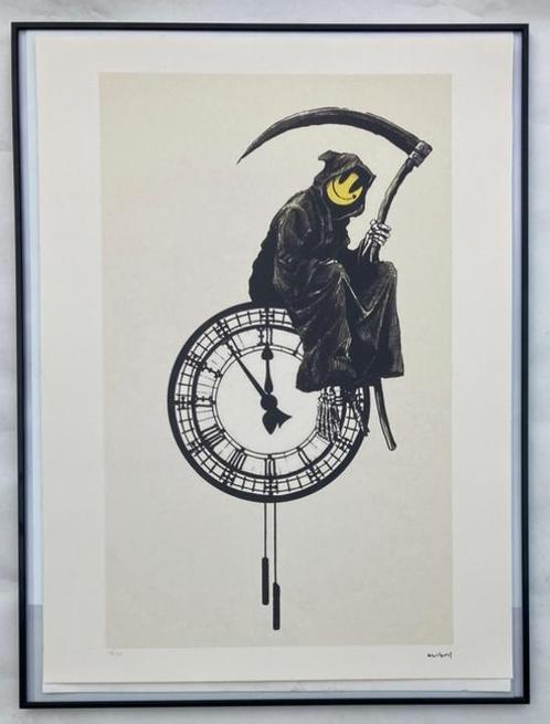 BANKSY : grootformaat lithografie 56 bij 76 cm, Antiek en Kunst, Kunst | Litho's en Zeefdrukken, Ophalen of Verzenden