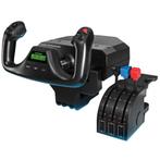 Saitek flight yoke, met rudder pedaal., Ophalen, Gebruikt, Saitek