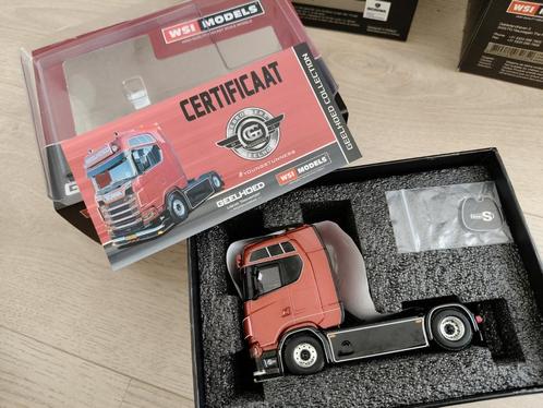 Wsi Scania Geelhoed, Hobby en Vrije tijd, Modelauto's | 1:50, Zo goed als nieuw, Bus of Vrachtwagen, Wsi, Ophalen of Verzenden