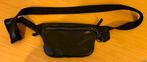 Zwarte leren heuptasje, Zwart, Minder dan 40 cm, Minder dan 35 cm, Zo goed als nieuw