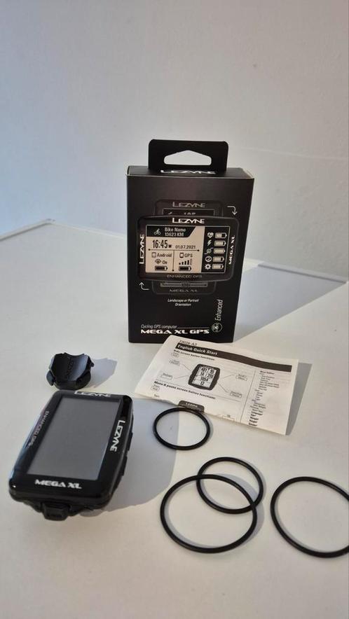 Lezyne Mega XL GPS Fietscomputer, Fietsen en Brommers, Fietsaccessoires | Fietscomputers, Gebruikt, Draadloos, GPS, Ophalen of Verzenden