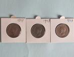 3x Two Shillings 1947 George VI Britse munten, Ophalen of Verzenden, Overige landen, Zilver