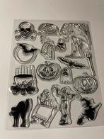 Stempel set 4 halloween, Hobby en Vrije tijd, Stempelen, Ophalen of Verzenden, Zo goed als nieuw, Houten stempel