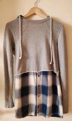 Grijze trui met ruitpatroon | River Island, Verzenden, River Island, Zo goed als nieuw, Maat 34 (XS) of kleiner