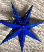 3 kerststerren blauw papieren ster kerstverlichting Nieuw, Diversen, Ophalen of Verzenden, Nieuw