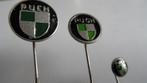 Puch oldtimerbromfiets spelden 3 x verschillend, Verzamelen, Speldjes, Pins en Buttons, Verzenden, Gebruikt, Merk, Speldje of Pin