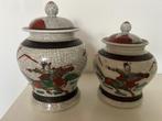 Chinese gemberpot set 2 stuks, Antiek en Kunst, Ophalen of Verzenden