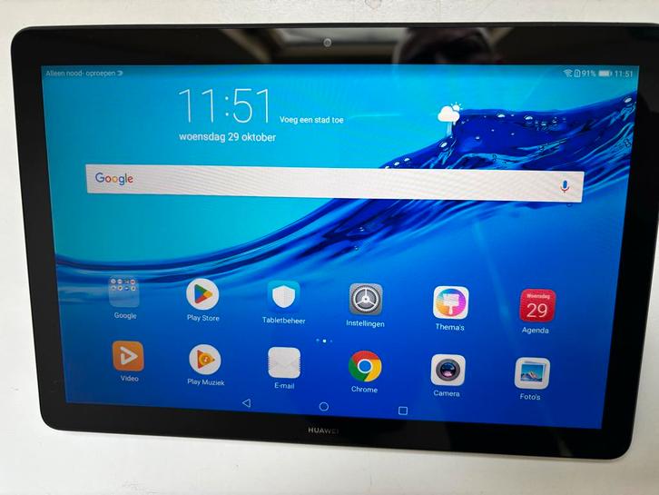 Huawei MediaPad T5 16GB, Computers en Software, Android Tablets, Zo goed als nieuw, Wi-Fi, 10 inch, 16 GB, Uitbreidbaar geheugen