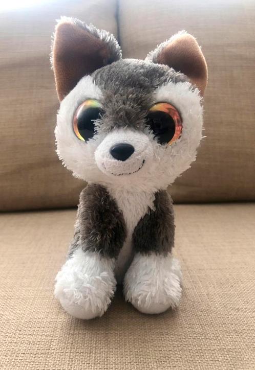 Knuffel dier, wolf Hukka van Lumo Stars, 15 cm, Kinderen en Baby's, Speelgoed | Knuffels en Pluche, Zo goed als nieuw, Overige typen