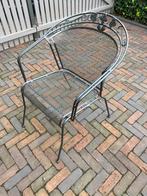 Metalen tuinstoelen te koop, Tuin en Terras, Tuinstoelen, Ophalen, Gebruikt, Metaal