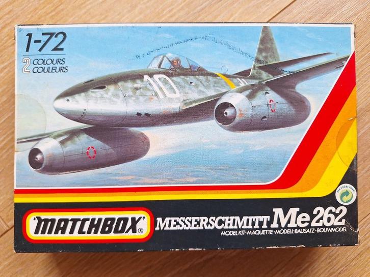 1:72 1/72 Matchbox Messerschmitt Me 262 (Sealed), Hobby en Vrije tijd, Modelbouw | Vliegtuigen en Helikopters, Zo goed als nieuw