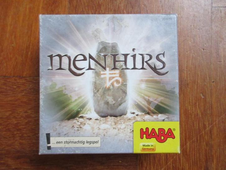 Haba : Menhirs ... leeftijd 7+, Kinderen en Baby's, Speelgoed | Educatief en Creatief, Gebruikt, Puzzelen, Ontdekken, Ophalen of Verzenden