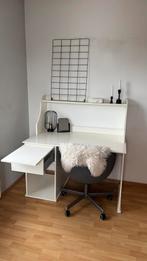 Wit bureau, Huis en Inrichting, Bureaus, Ophalen, Gebruikt, Bureau