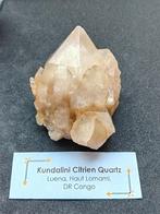 #2 Natuurlijke Kundalini citrien kwarts cluster, Congo, Verzamelen, Mineralen en Fossielen, Ophalen of Verzenden, Mineraal