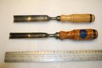 Gutsen E.A. Berg 21- en 25 mm, guts beitels., Antiek en Kunst, Antiek | Gereedschap en Instrumenten, Ophalen of Verzenden