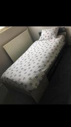 Jongensbed met lattenbodem en matras, Ophalen, 85 tot 100 cm, Gebruikt, Matras