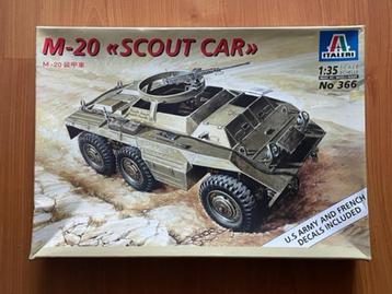 Bouwdoos 1:35 italeri 366 M-20 Scout car beschikbaar voor biedingen