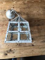 Vintage hanglamp, Ophalen of Verzenden, Gebruikt, Glas, Minder dan 50 cm