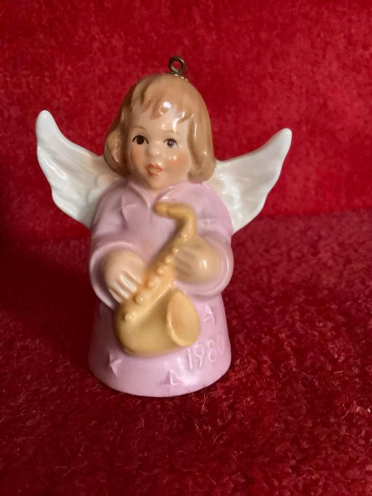 Goebel kerst Engel ❤️ angel bell 1980 Tafelbel, Verzamelen, Beelden en Beeldjes, Zo goed als nieuw, Religie, Ophalen of Verzenden