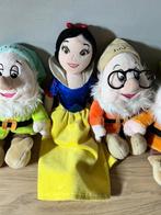 Sneeuwwitje en 3 Dwergen Knuffels, Ophalen of Verzenden, Gebruikt, Overige typen