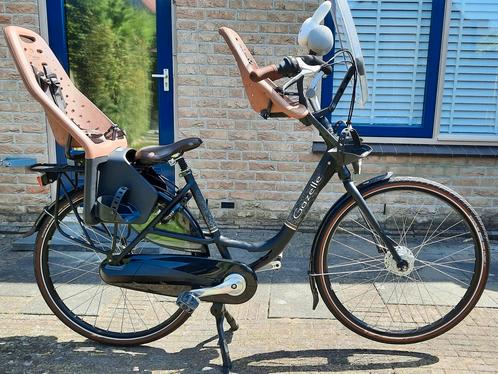 Super Nette Gazelle Bloom C7 Mat Zwart Yepp Moederfiets D53, Fietsen en Brommers, Fietsen | Dames | Moederfietsen, Zo goed als nieuw