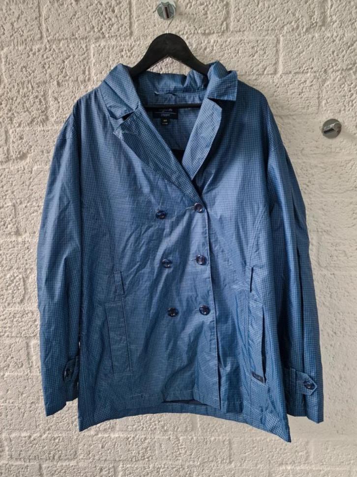 AGU Jagger trenchcoat regenjas – maat 40 – Blauw, Caravans en Kamperen, Regenkleding, Regenjas, Ophalen of Verzenden