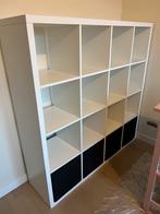 Open Ikea vakken kast 4x4 Kallax, Ophalen, Met plank(en), Kunststof, Gebruikt