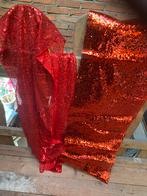 Aangeboden kerstlopers, tafelkleedjes glitter, Ophalen of Verzenden, Zo goed als nieuw