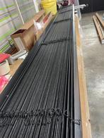 Houten jaloezie met structuur, bruin/zwart. Nieuw!, Ophalen, 200 cm of meer, 200 cm of meer, Bruin
