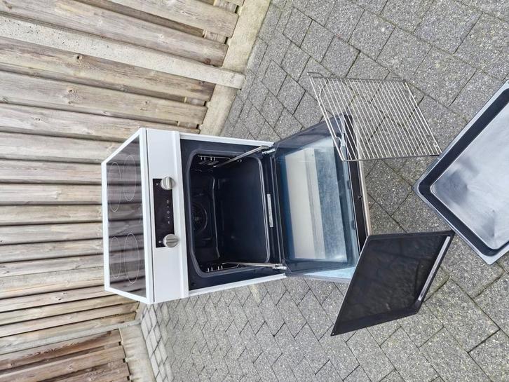 Pelgrim inductie fornuis met hetelucht oven nieuwstaat, Witgoed en Apparatuur, Fornuizen, Zo goed als nieuw, Vrijstaand, Inductie