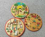 Vintage Simplex ronde houten puzzels, Antiek en Kunst, Ophalen of Verzenden