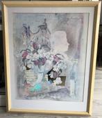Schilderij Mozart getekend in lijst, Antiek en Kunst, Kunst | Schilderijen | Klassiek, Ophalen