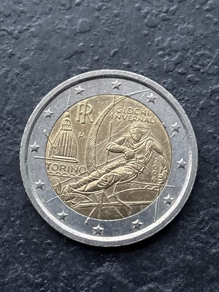 2 Euro Italië Torino 2006, Postzegels en Munten, Munten | Europa | Euromunten, Ophalen of Verzenden, Italië, 2 euro, Losse munt