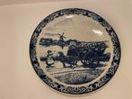 Delfts Blauw Wandbord met Tafereel, Ophalen