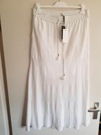 Le Tricot Perugia witte katoen/linnen rok maat xL/ 42 NIEUW!, Wit, Maat 42/44 (L), Nieuw, Ophalen of Verzenden