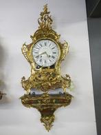 Oer 10121 18e eeuws boulle klok op console emaille inlegwerk, Antiek en Kunst, Antiek | Klokken, Ophalen