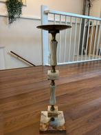 Mooie marmeren kandelaar, Huis en Inrichting, Woonaccessoires | Zuilen en Pilaren, Ophalen of Verzenden, Zo goed als nieuw