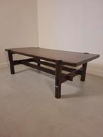 Vintage brutalist salontafel japandi coffeetable, Huis en Inrichting, Tafels | Salontafels, Ophalen of Verzenden, Rechthoekig