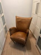 Vintage leathter arm chair, Huis en Inrichting, Fauteuils, Ophalen, Gebruikt, 75 tot 100 cm, Leer