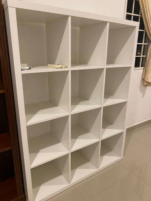 12 vaks Kallax open kast vakkenkast 4x3 wit NIEUWSTAAT!!, Huis en Inrichting, Kasten | Ladekasten, Zo goed als nieuw, 100 tot 150 cm
