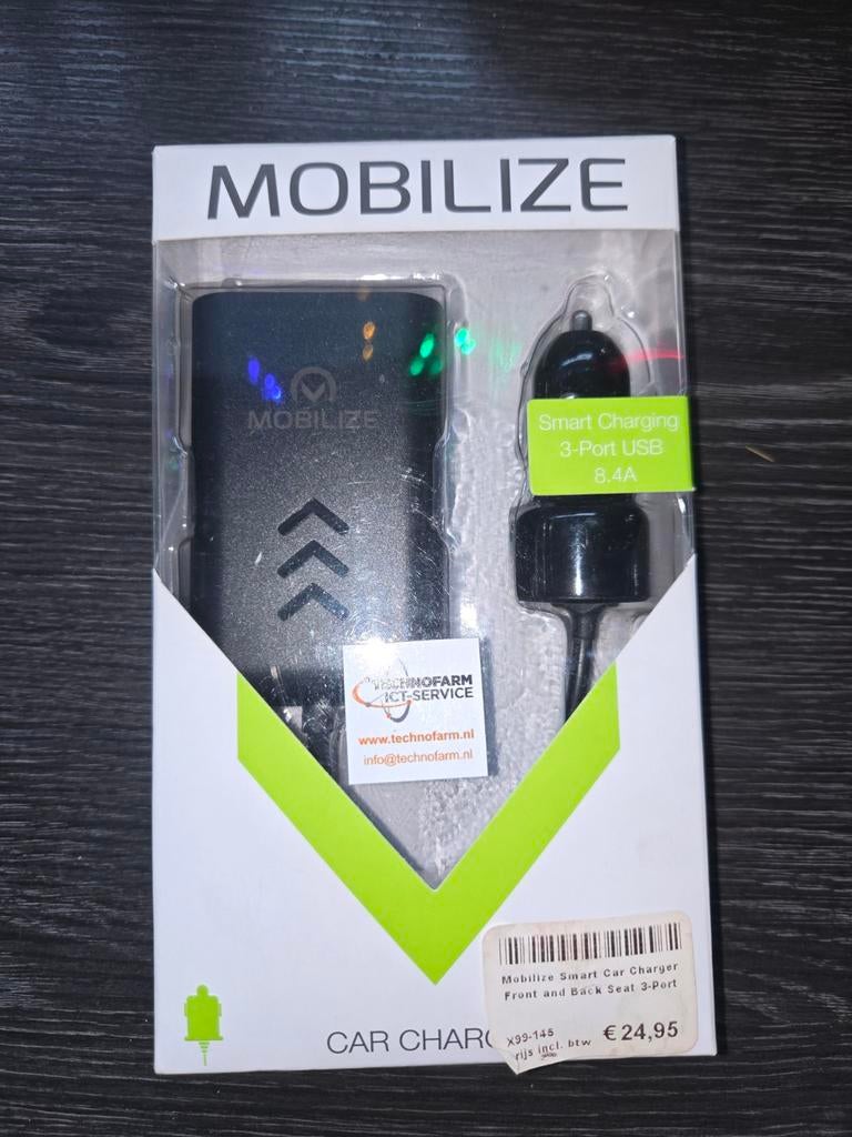 Nieuwe Auto Oplader - Mobilize, Telecommunicatie, Carkits, Ophalen of Verzenden, Nieuw, Overige merken