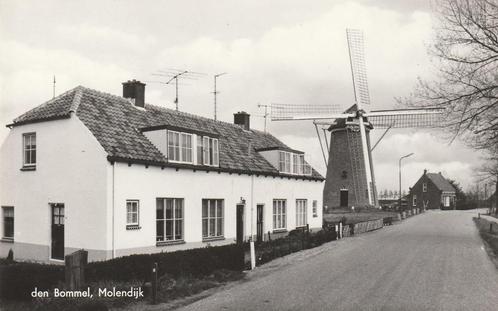 Den Bommel. Prachtige Ongelopen Fotokaart  1950  Molendijk., Verzamelen, Ansichtkaarten | Nederland, Ongelopen, Zuid-Holland, 1940 tot 1960