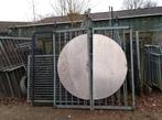 Dubbele spijlen poort, Ophalen, Zo goed als nieuw, IJzer, Spijlenhekwerk